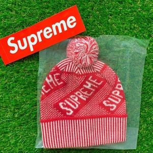 Brand New Supreme Banner Beanie